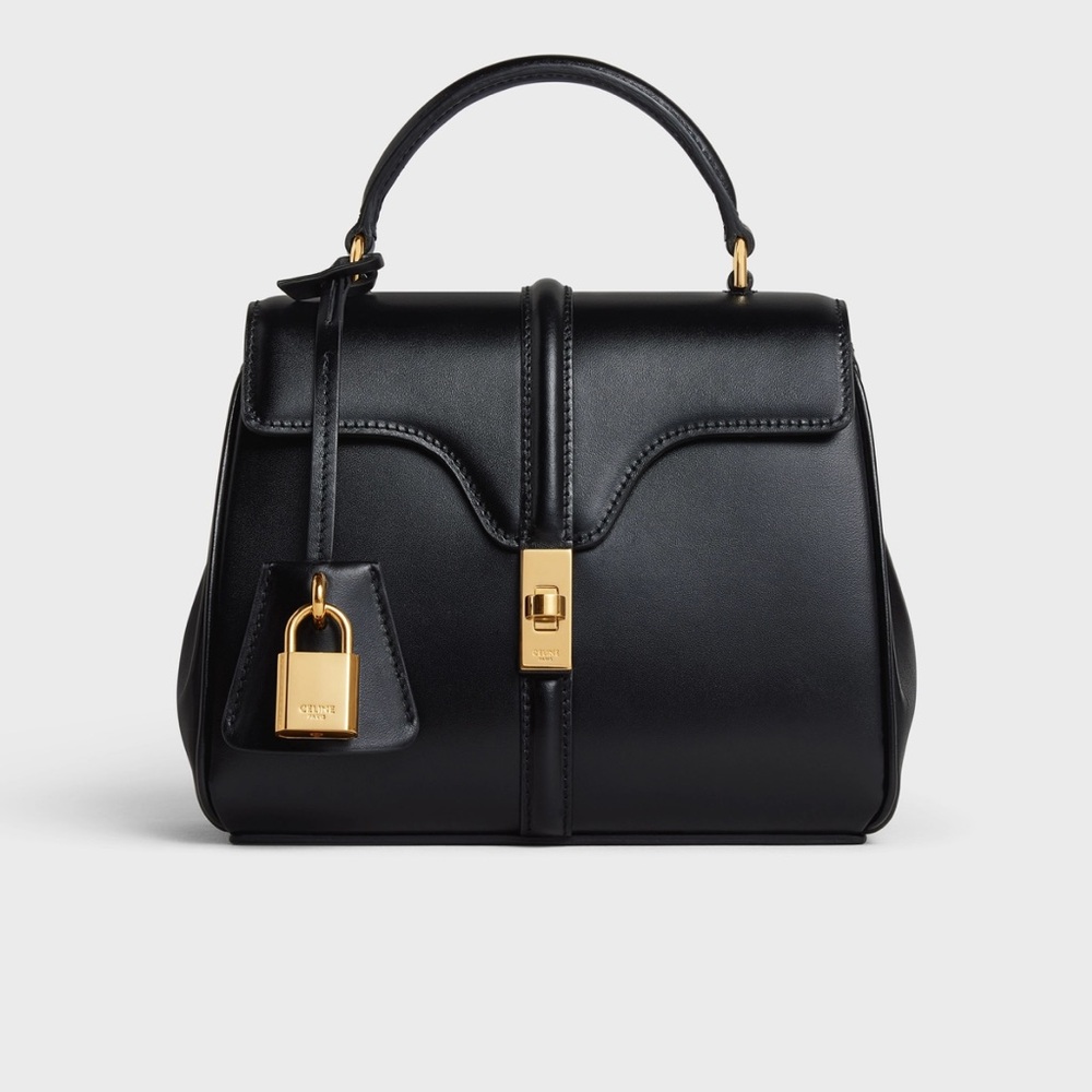 CELINE MINI 16 IN SATINATED CALFSKIN